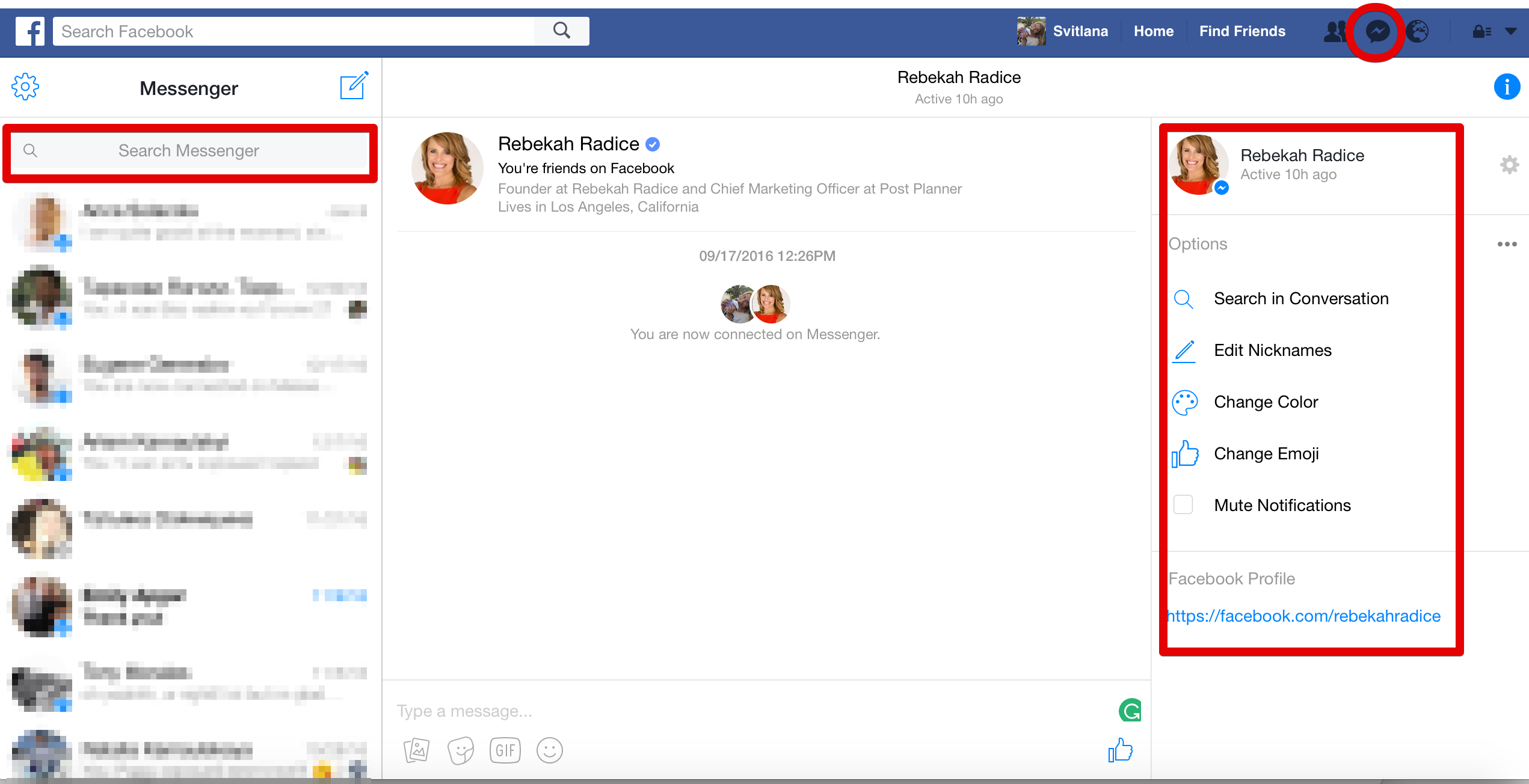 messenger web