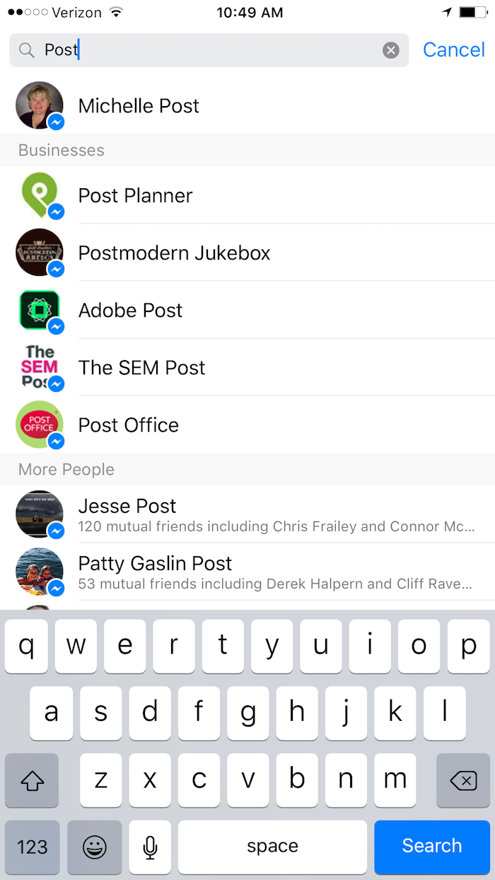 update messenger app