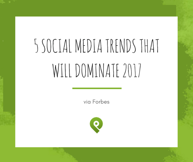 Key Social Media Trends For 2017 According To 7 Expert Articles