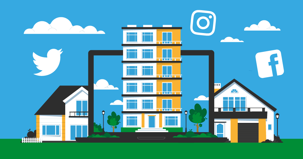 Real estate social media post design template